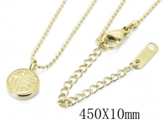 HY Wholesale Stainless Steel 316L Jewelry Necklaces-HY47N0009ML