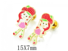 HY Wholesale Stainless Steel Jewelry Studs Earrings-HY67E0396LW