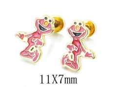 HY Wholesale Stainless Steel Jewelry Studs Earrings-HY67E0412LW