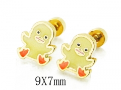 HY Wholesale Stainless Steel Jewelry Studs Earrings-HY67E0407LT