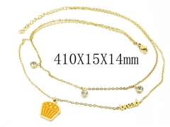 HY Wholesale Stainless Steel 316L Jewelry Necklaces-HY25N0113HKL