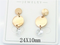 HY Wholesale 316L Stainless Steel Earrings-HY80E0524JW