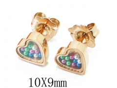 HY Wholesale 316L Stainless Steel Earrings-HY90E0307HJS