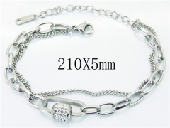 HY Wholesale 316L Stainless Steel Bracelets-HY19B0607PZ