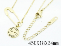 HY Wholesale Stainless Steel 316L Jewelry Necklaces-HY09N1187OR