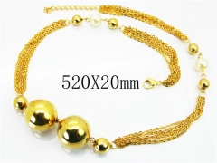 HY Wholesale Stainless Steel 316L Jewelry Necklaces-HY64N0108HLZ