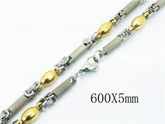 HY Wholesale Stainless Steel 316L Byzantine Chain-HY55N0519HNZ