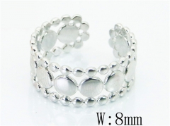 HY Wholesale Stainless Steel 316L Open Rings-HY20R0204ML