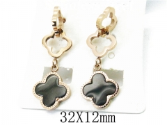 HY Wholesale 316L Stainless Steel Drops Earrings-HY64E0469HTT