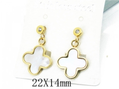 HY Wholesale 316L Stainless Steel Drops Earrings-HY64E0467PQ