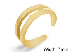 HY Wholesale 316L Stainless Steel Open Rings-HY0039R184