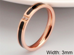 HY Wholesale 316L Stainless Steel CZ Rings-HY0038R107