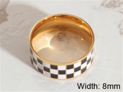 HY Wholesale 316L Stainless Steel Rings-HY0037R023