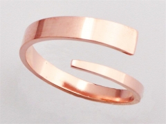 HY Wholesale 316L Stainless Steel Open Rings-HY0038R085