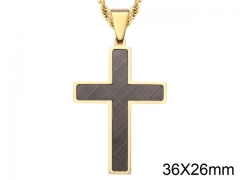 HY Wholesale Jewelry Stainless Steel Cross Pendant (not includ chain)-HY0057P034