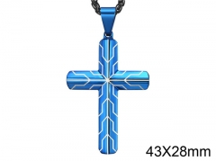 HY Wholesale Jewelry Stainless Steel Cross Pendant (not includ chain)-HY0057P123