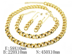 HY Wholesale Stainless Steel 316L Jewelry Sets-HY50S0029JGG