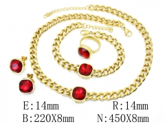 HY Wholesale Stainless Steel 316L Jewelry Sets-HY50S0044JEE