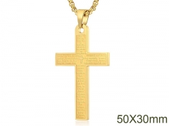 HY Wholesale Jewelry Stainless Steel Cross Pendant (not includ chain)-HY007P117