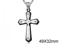 HY Wholesale Jewelry Stainless Steel Cross Pendant (not includ chain)-HY007P302