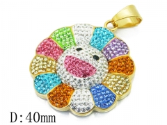 HY Wholesale Jewelry 316L Stainless Steel Pendant-HY13P1207IPS