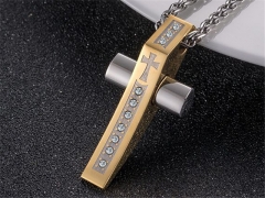 HY Wholesale Jewelry Stainless Steel Cross Pendant (not includ chain)-HY007P071