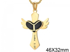 HY Wholesale Jewelry Stainless Steel Cross Pendant (not includ chain)-HY007P352