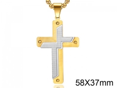 HY Wholesale Jewelry Stainless Steel Cross Pendant (not includ chain)-HY007P242