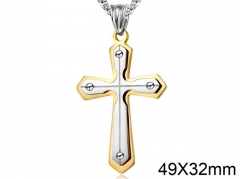 HY Wholesale Jewelry Stainless Steel Cross Pendant (not includ chain)-HY007P301