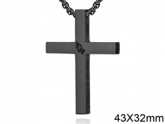 HY Wholesale Jewelry Stainless Steel Cross Pendant (not includ chain)-HY007P107