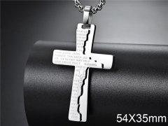 HY Wholesale Jewelry Stainless Steel Cross Pendant (not includ chain)-HY007P129