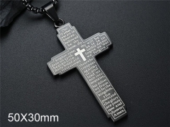 HY Wholesale Jewelry Stainless Steel Cross Pendant (not includ chain)-HY007P127