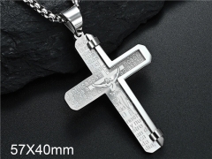 HY Wholesale Jewelry Stainless Steel Cross Pendant (not includ chain)-HY007P148