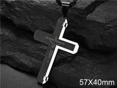 HY Wholesale Jewelry Stainless Steel Cross Pendant (not includ chain)-HY007P147