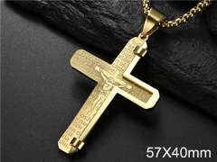 HY Wholesale Jewelry Stainless Steel Cross Pendant (not includ chain)-HY007P146