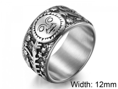 HY Wholesale 316L Stainless Steel Rings-HY007R104