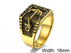 HY Wholesale 316L Stainless Steel Rings-HY007R100