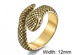 HY Wholesale Jewelry Stainless Steel 316L Animal Rings-HY007R235