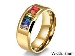 HY Wholesale 316L Stainless Steel Rings-HY007R001