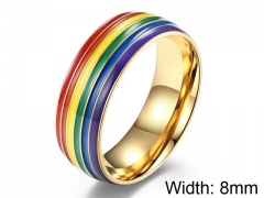 HY Wholesale 316L Stainless Steel Rings-HY007R364