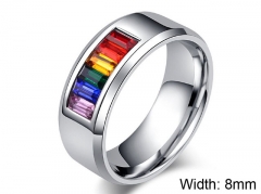 HY Wholesale 316L Stainless Steel Rings-HY007R003