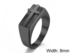 HY Wholesale 316L Stainless Steel Religion Rings-HY007R024