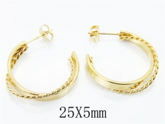 HY Wholesale 316L Stainless Steel Earrings-HY58E1585ME