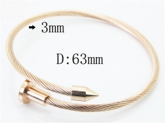 HY Wholesale Stainless Steel 316L Fashion Bangle-HY12B0203PZ