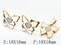 HY Wholesale 316L Stainless Steel Fashion jewelry Set-HY12S0983ML