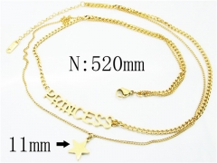 HY Wholesale Stainless Steel 316L Jewelry Necklaces-HY80N0465PL