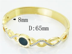 HY Wholesale Stainless Steel 316L Fashion Bangle-HY19B0642HOF