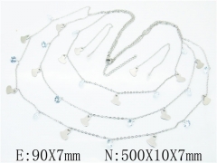 HY Wholesale 316L Stainless Steel Fashion jewelry Set-HY59S1821HPA