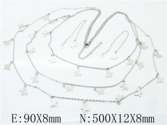 HY Wholesale 316L Stainless Steel Fashion jewelry Set-HY59S1777HPQ