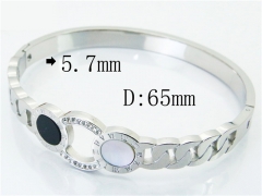 HY Wholesale Stainless Steel 316L Fashion Bangle-HY19B0647HMF